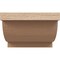 Ekena Millwork 6in. W x 4in. H x 36in. L Alpine Woodgrain TimberThane Rafter Tail, Primed Tan RFTUR06X04X36ALPRCPR - alternate 4